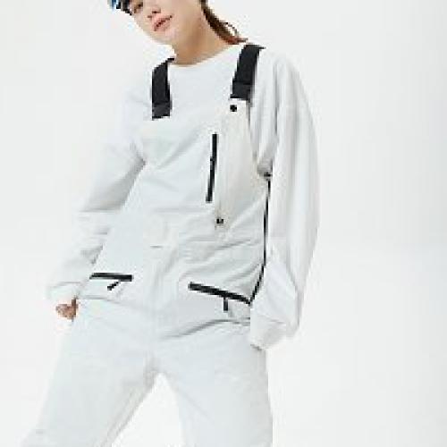 JOEL-02 Ski Bib Pants -White